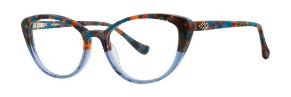 Kensie Flattering Eyeglasses, Turquoise Marble