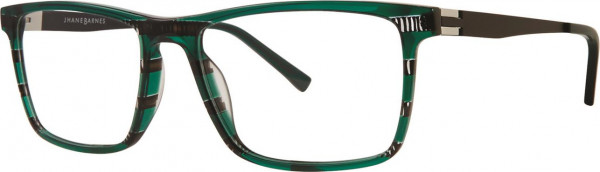 Jhane Barnes Trichotomy Eyeglasses, Green
