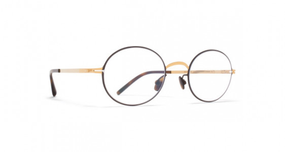 Mykita NEA Eyeglasses, GOLD/DARK BROWN