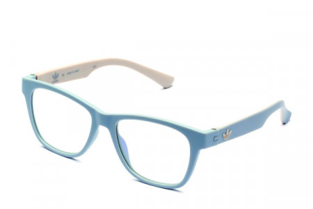 adidas Originals AOR016O Eyeglasses, Light Blue/Tan .020.041