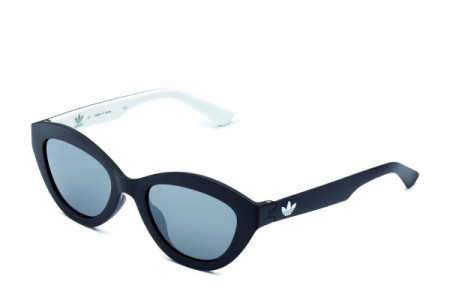 adidas Originals AOR026 Sunglasses, Black/White (SLMR) .009.001