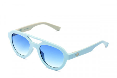 adidas Originals AOR025 Sunglasses, Light Blue/Tan (BLSH) .020.041