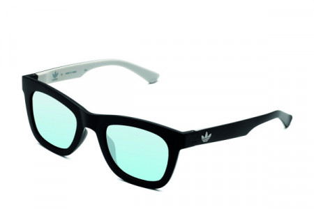adidas Originals AOR024 Sunglasses, Black/White (SLMR) .009.001