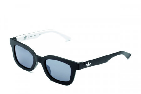 adidas Originals AOR023 Sunglasses, Black/White (SLMR) .009.001