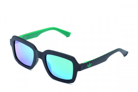 adidas Originals AOR021 Sunglasses, Black/Green (GRMR) .009.032