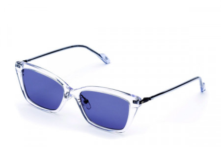 adidas Originals AOK008 Sunglasses, Crystal (Full/Blue) .012.000