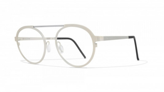 Blackfin Leven Eyeglasses, Reflex White & Silver - C939