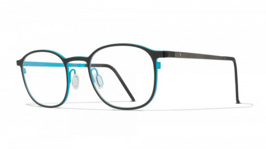 Blackfin Newport Eyeglasses, Black & Light Blue - C945
