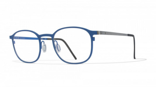 Blackfin Newport Eyeglasses, Blue & Titanium - C582