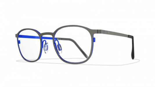 Blackfin Newport Eyeglasses, Gray & Blue - C956