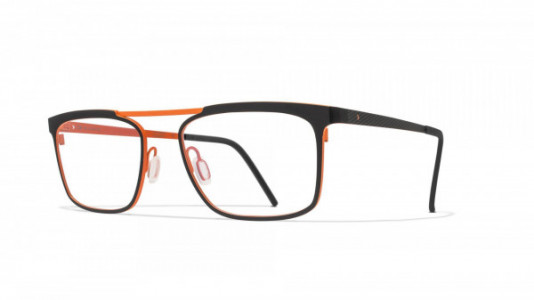 Blackfin Rockport Eyeglasses, Black & Orange - C943
