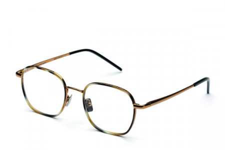 Italia Independent Lowel Eyeglasses, Copper/Horn Glossy .049.GLS