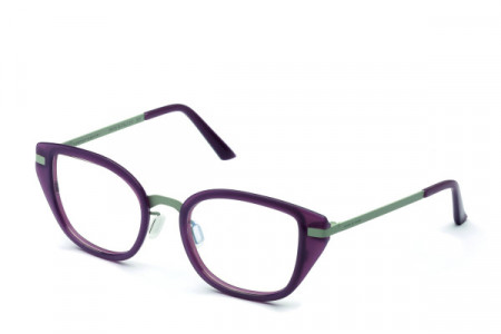 Italia Independent Amanda Eyeglasses, Aubergine/Grey  .019.071