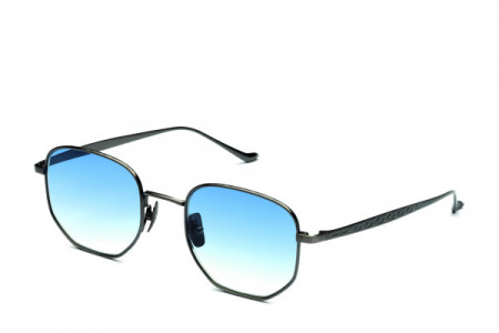Italia Independent Keith Sun Sunglasses, Gun Metal (Blue Cosmetic Shaded) .078.CSM
