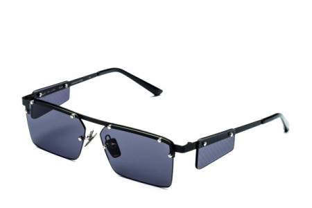 Italia Independent Gilles Sunglasses, Black (Full/Grey) .009.000