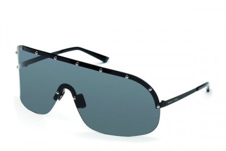 Italia Independent Avvocato Sunglasses, Black (Full/Grey) .009.000