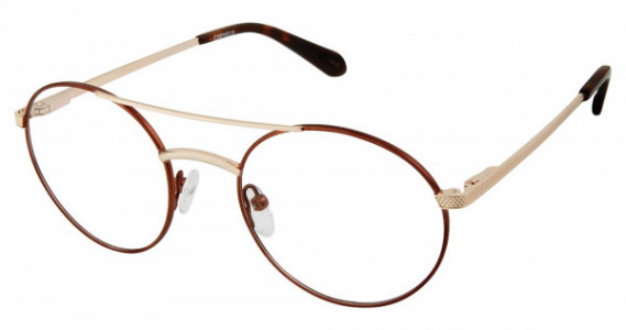 Cremieux STAPRESS Eyeglasses, BROWN/GOLD