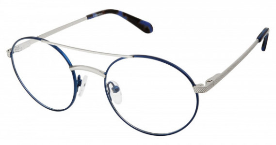 Cremieux STAPRESS Eyeglasses, NAVY/SILVE