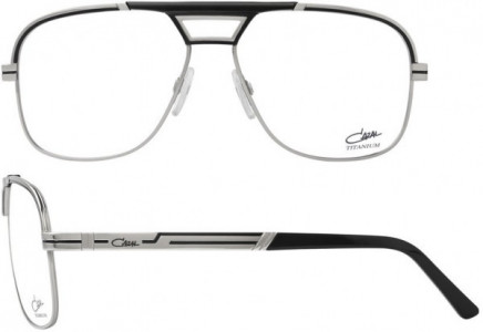 Cazal CAZAL 7069 Eyeglasses, 002 Black-Silver