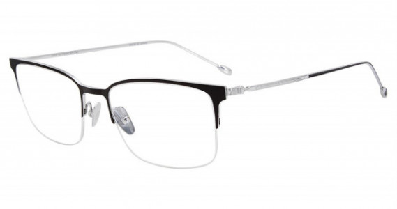 John Varvatos V172 Eyeglasses, Black/Silver