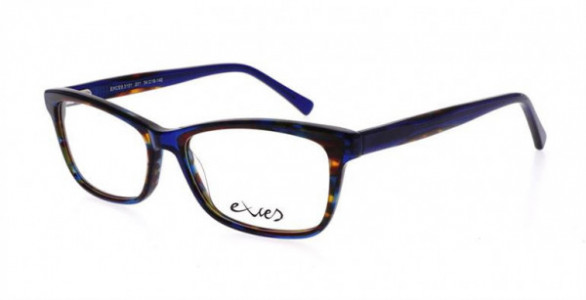 Exces EXCES 3151 Eyeglasses, 201 Blue-Red Rose