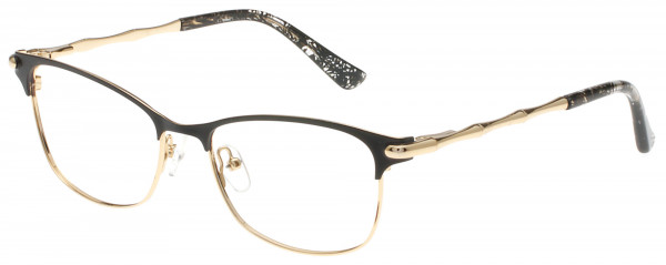 Exces Exces Princess 151 Eyeglasses, MAT BLACK-GOLD (105)