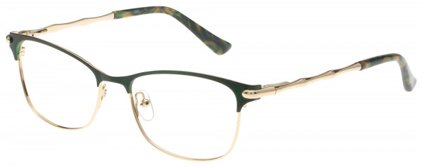 Exces Exces Princess 151 Eyeglasses, MAT GREEN GOLD (230)