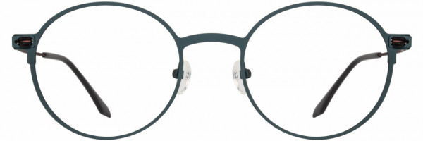 Cinzia Designs CIN-5100 Eyeglasses, 1 - Spruce / Maroon