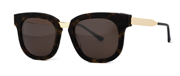 Thierry Lasry Arbitrary Sunglasses, 38 - Dark Tortoise & Gold