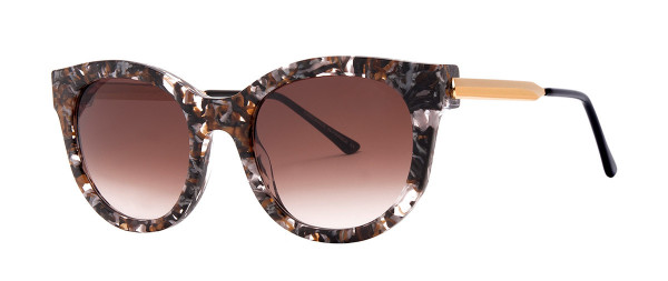 Thierry Lasry Lively Vintage Sunglasses, V180 - Brown, Black Multicolor Vintage & Gold