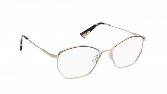 Mad In Italy Porchetta Eyeglasses, Silver & Black - C02