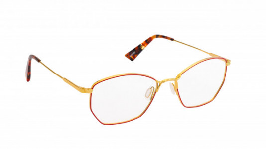 Mad In Italy Porchetta Eyeglasses, Gold & Red - C03
