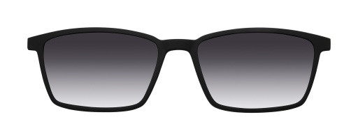 ECO by Modo NESTOS Eyeglasses, BLACK - SUN CLIP