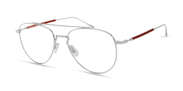 Derek Lam 290 Eyeglasses, Silver / Red