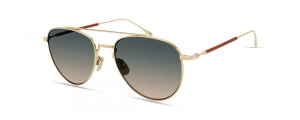 Derek Lam CALLAS Sunglasses, Brushed Gold / Tan