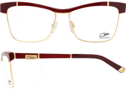 Cazal Cazal 2504 Eyeglasses, 003 Burgundy-Ruby-Gold