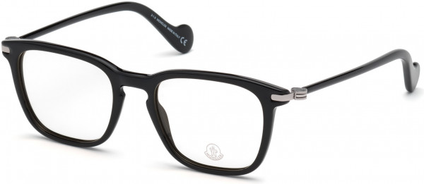 Moncler ML5045 Eyeglasses, 001 - Shiny Black