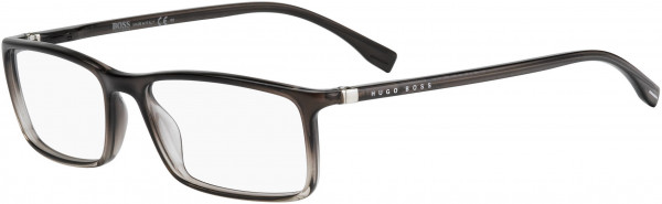 HUGO BOSS Black Boss 0680/N Eyeglasses, 0NUX Brown Gray