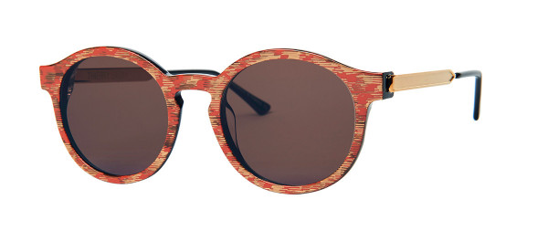 Thierry Lasry Silenty Vintage Sunglasses, V105 - Vintage Orange Pattern & Gold