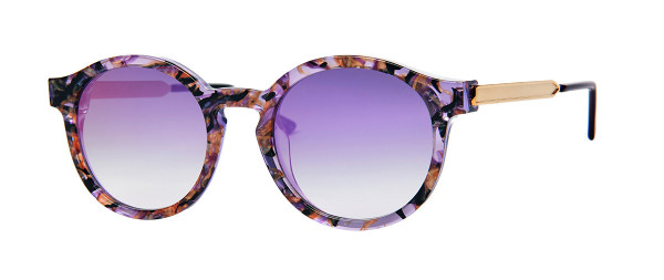 Thierry Lasry Silenty Vintage Sunglasses, V113 - Purple Tortoise & Gold