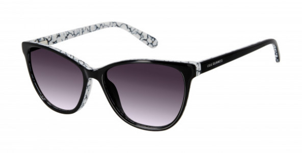 Lulu Guinness L159 Sunglasses, Black./White (BLK)