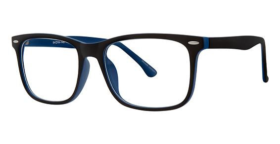 Parade 1766 Eyeglasses, Matte Black/Blue