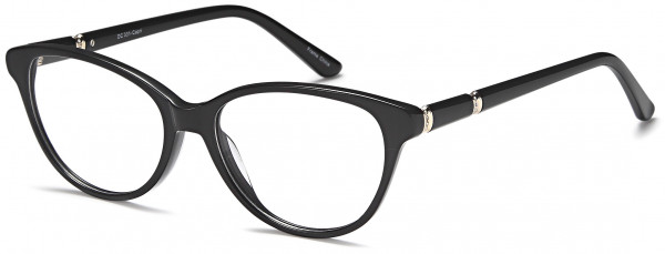 Di Caprio DC331 Eyeglasses, Black