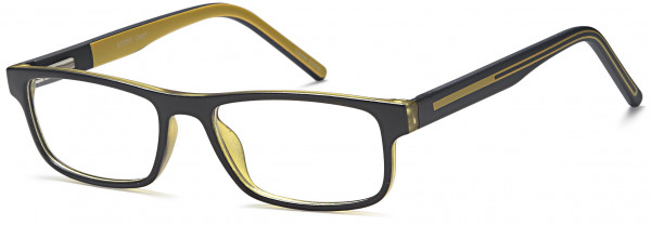 Millennial STORY Eyeglasses, Black Yellow