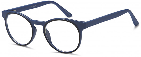 Millennial LOL Eyeglasses, Blue Black