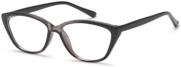 4U U 209 Eyeglasses, Black