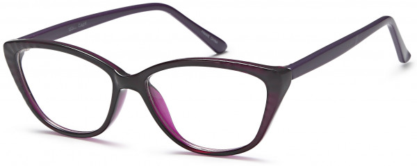 4U U 209 Eyeglasses, Purple