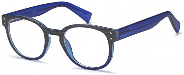 4U US 92 Eyeglasses, Brown Blue