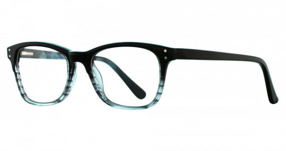 James Dean JDO 608 Eyeglasses, 001 Black Gradient Stripe
