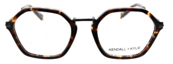 KENDALL + KYLIE Nadia Eyeglasses, Deep Brunette Tortoise with Satin Loden